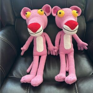 SOLD.     Handcrafted crochet Panther